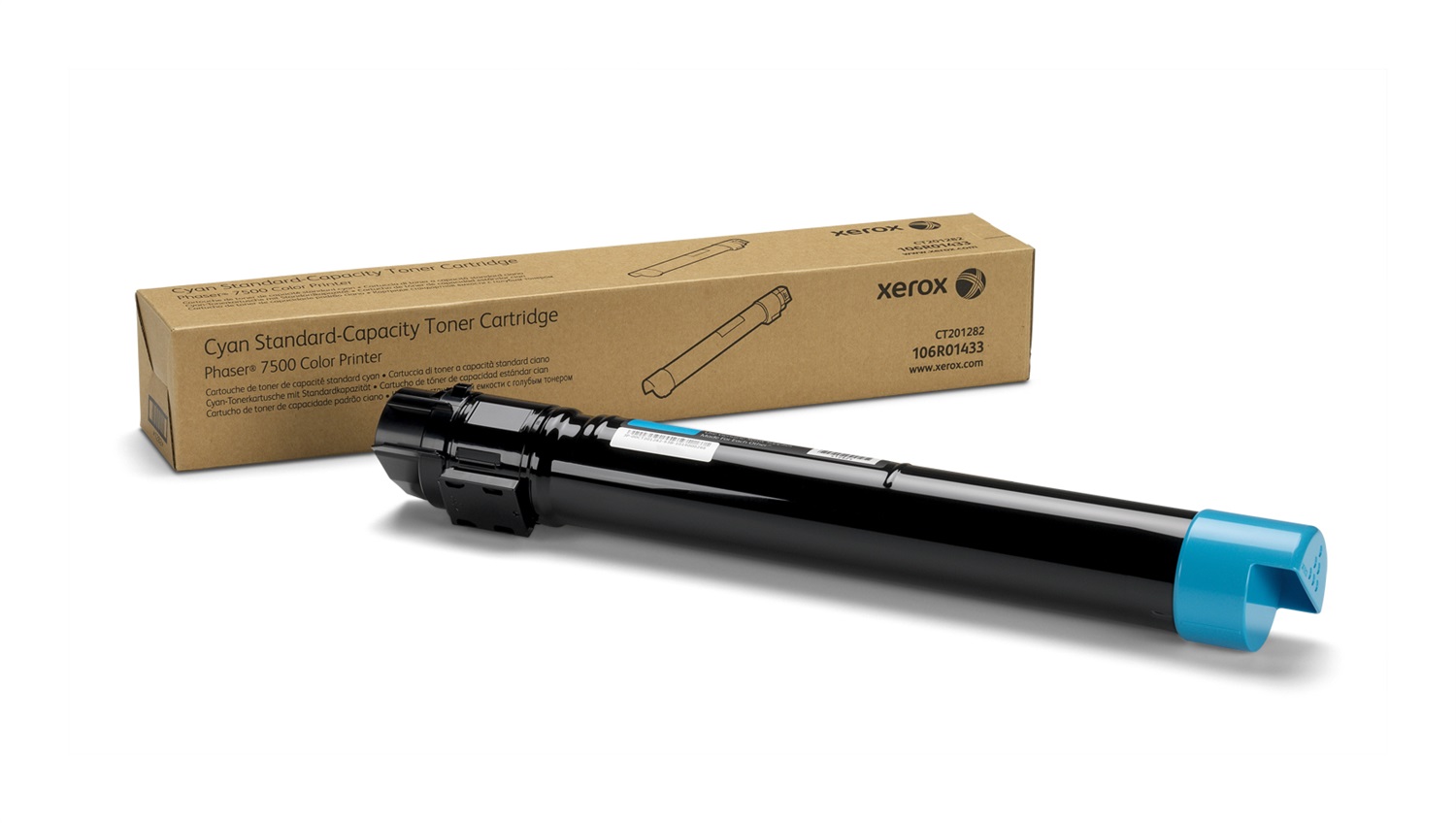 Xerox Toner Ciano 106R01433 - Capacità Standard 9600 Pagine per Phaser 7500