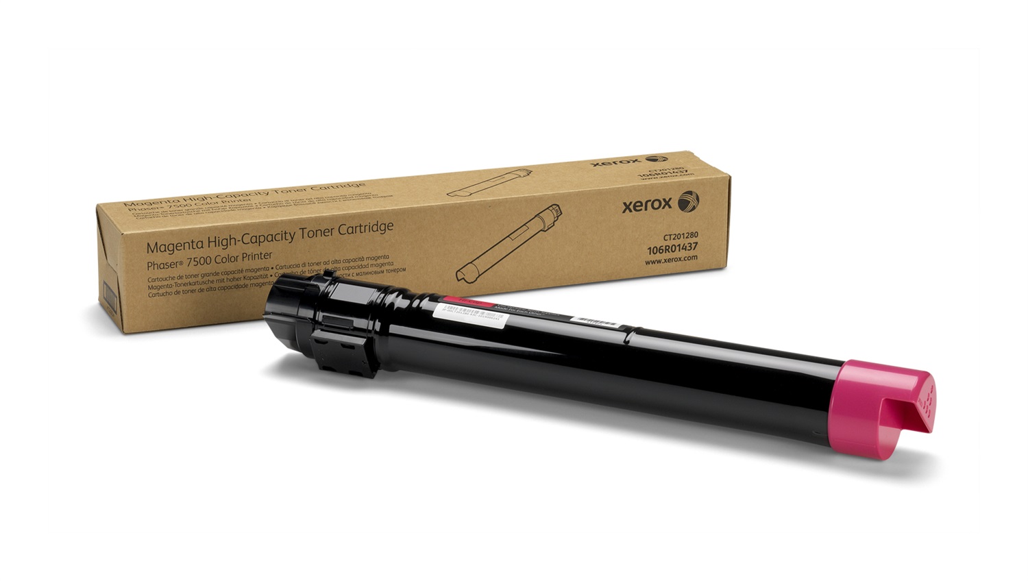 Xerox Cartuccia toner Magenta Alta Capacità 17800 Pagine per Phaser 7500 (106R01437)