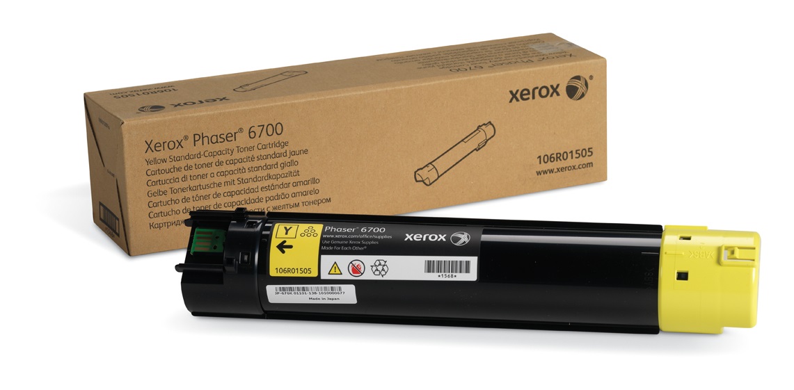 Xerox 106R01505 Toner Giallo Originale per Phaser 6700 - Capacità Standard 5.000 Pagine