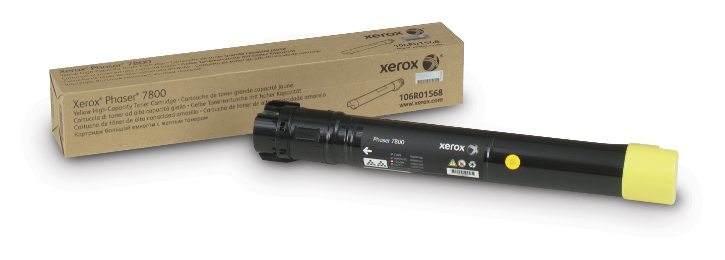 Xerox Toner Giallo Alta Capacità 17200 Pagine per Phaser 7800 (106R01568)