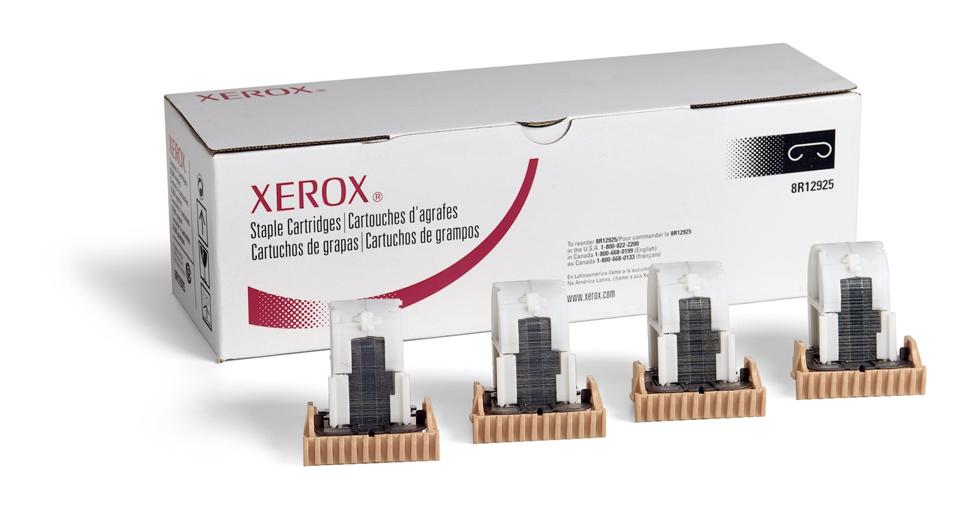 Xerox Cartuccia Punti Metallici 008R12925 per Stazione di Finitura - Capacità 2000 Punti, Compatibile con WorkCentre e DocuColor