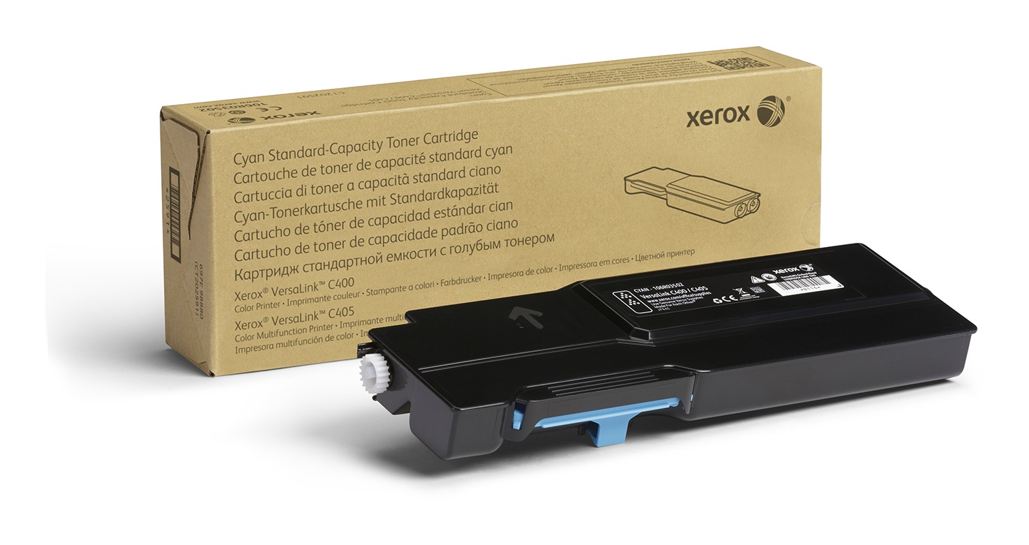 Xerox 106R03502 Toner Ciano Originale - Capacità 2500 Pagine per Stampante VersaLink C400/C405