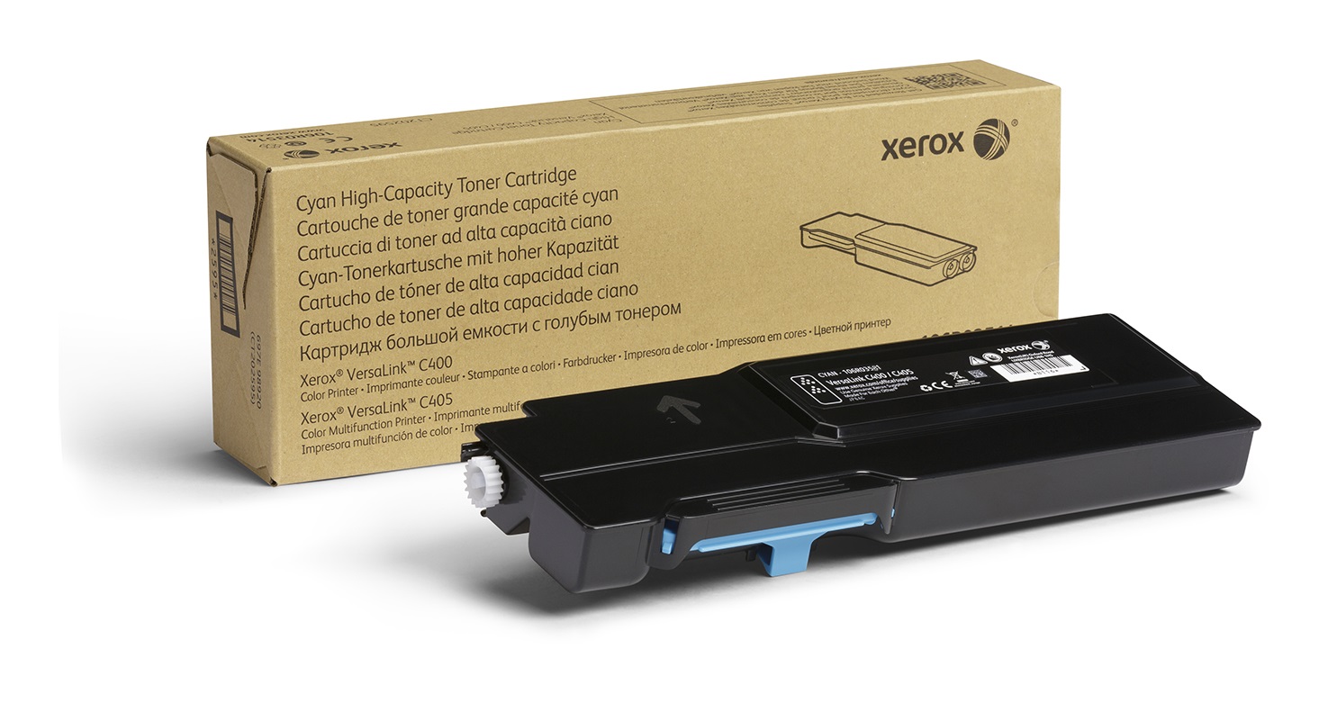 Xerox Cartuccia Toner Ciano Alta Capacità 4800 Pagine per Stampante VersaLink C400/C405 (106R03518)