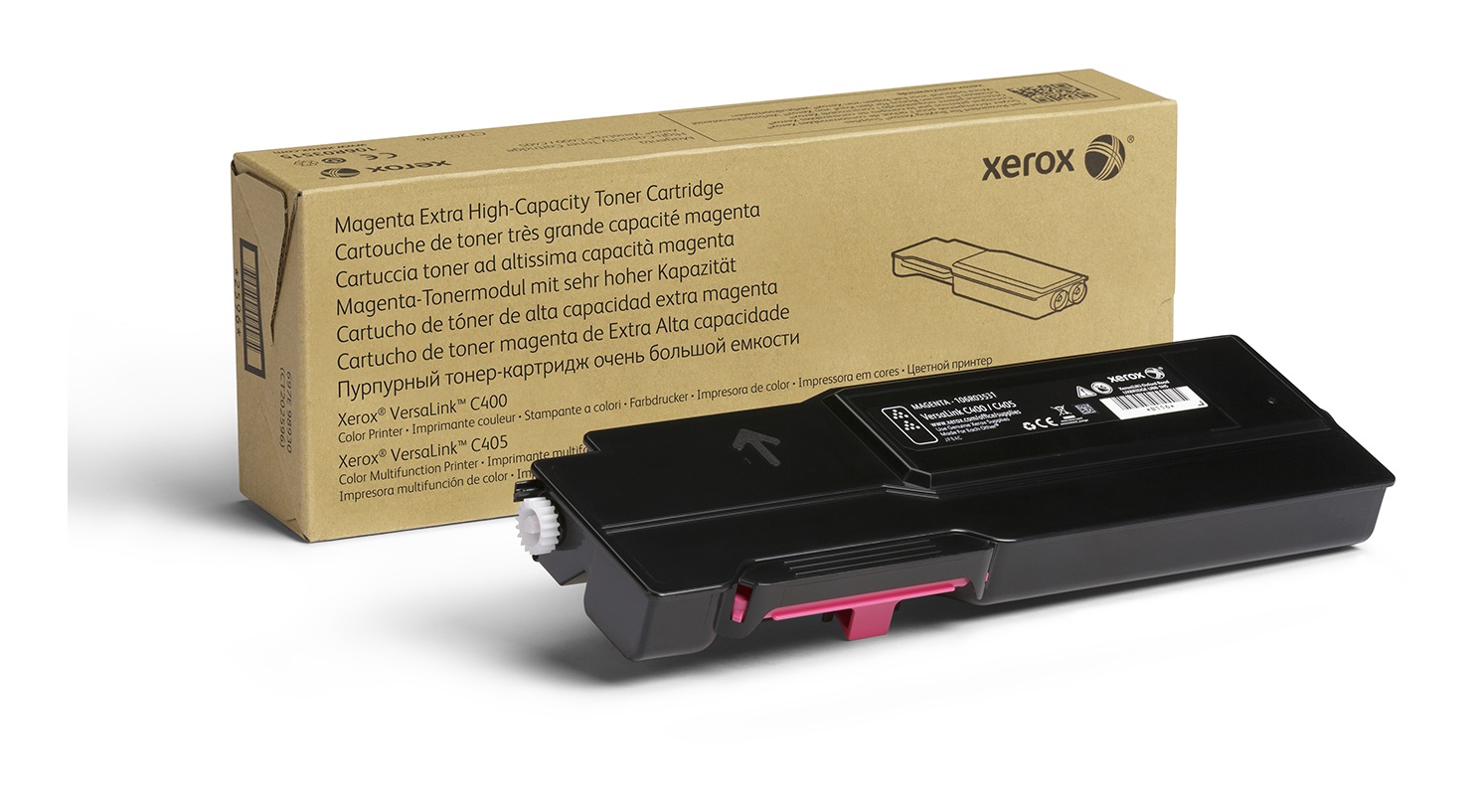 Xerox Cartuccia toner Magenta Originale Altissima Capacità 8000 Pagine per Stampante VersaLink C400/C405 (106R03531)