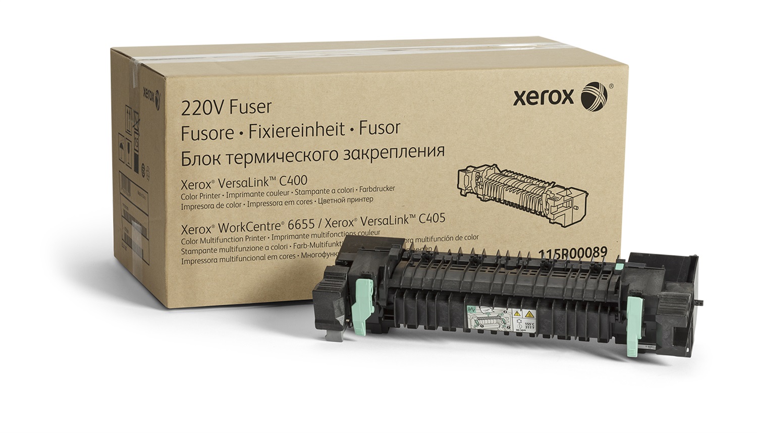 Xerox VersaLink C40X / WorkCentre 6655 Fusore 220V Long-Life Item - Codice 115R00089, Compatibile con C400, C405, 6655, 6655i