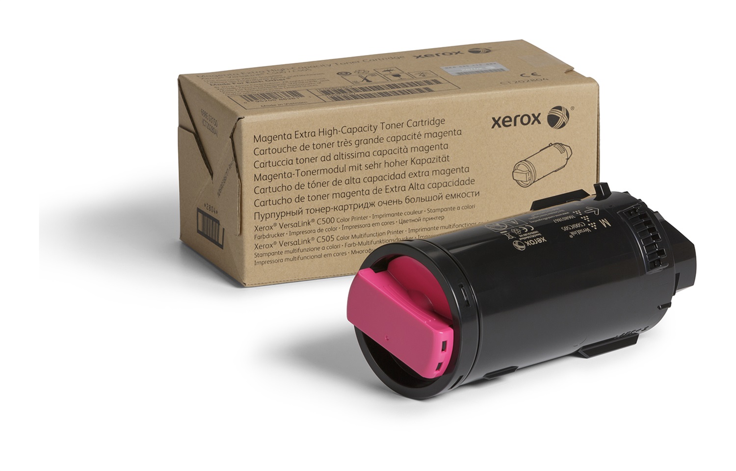 Xerox Cartuccia Toner Magenta Originale 106R03874 - Altissima Capacità 9000 Pagine per Multifunzione VersaLink C500/C505