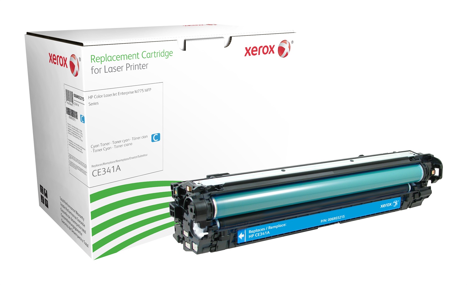 Xerox Cartuccia Toner Ciano 006R03215 - Equivalente a HP CE341A - Compatibile con HP Colour LaserJet M775 e MFP M775