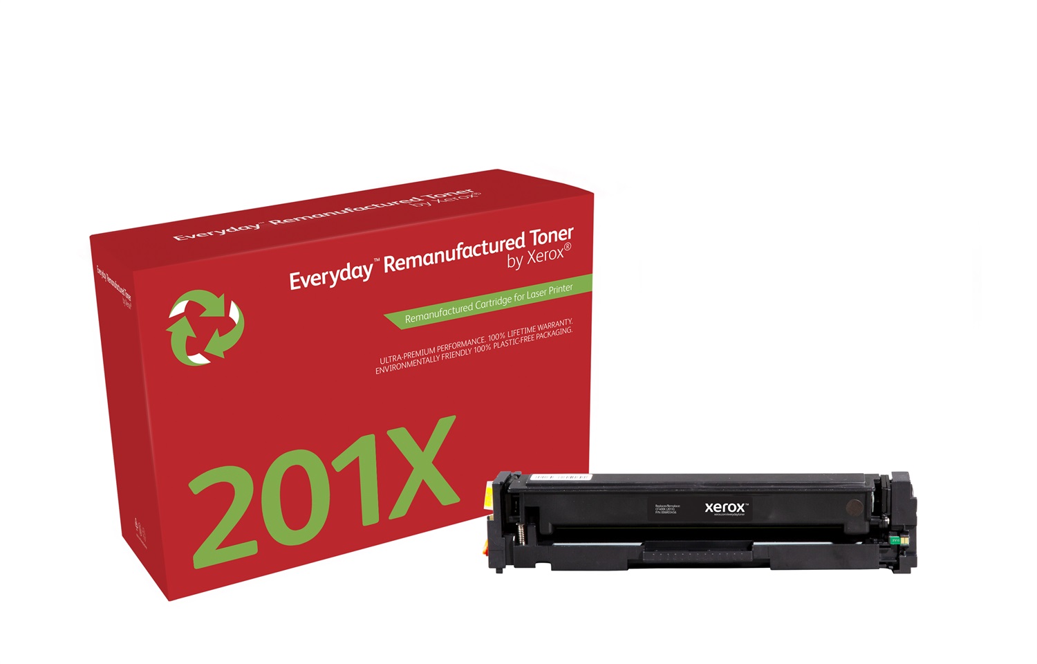 Xerox Toner Rigenerato Nero Alta Capacità Compatibile con HP 201X (CF400X) - 2800 Pagine