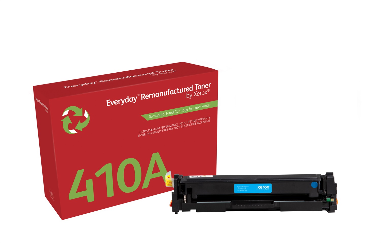 Xerox Everyday Toner Rigenerato Ciano Compatibile con HP 410A (CF411A) - Capacità Standard, Resa 2300 Pagine
