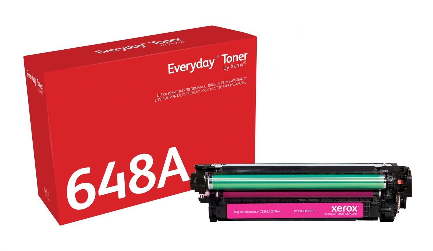 Xerox Everyday Toner Magenta compatibile con HP 648A (CE263A) - Capacità 11000 pagine, 1 pz
