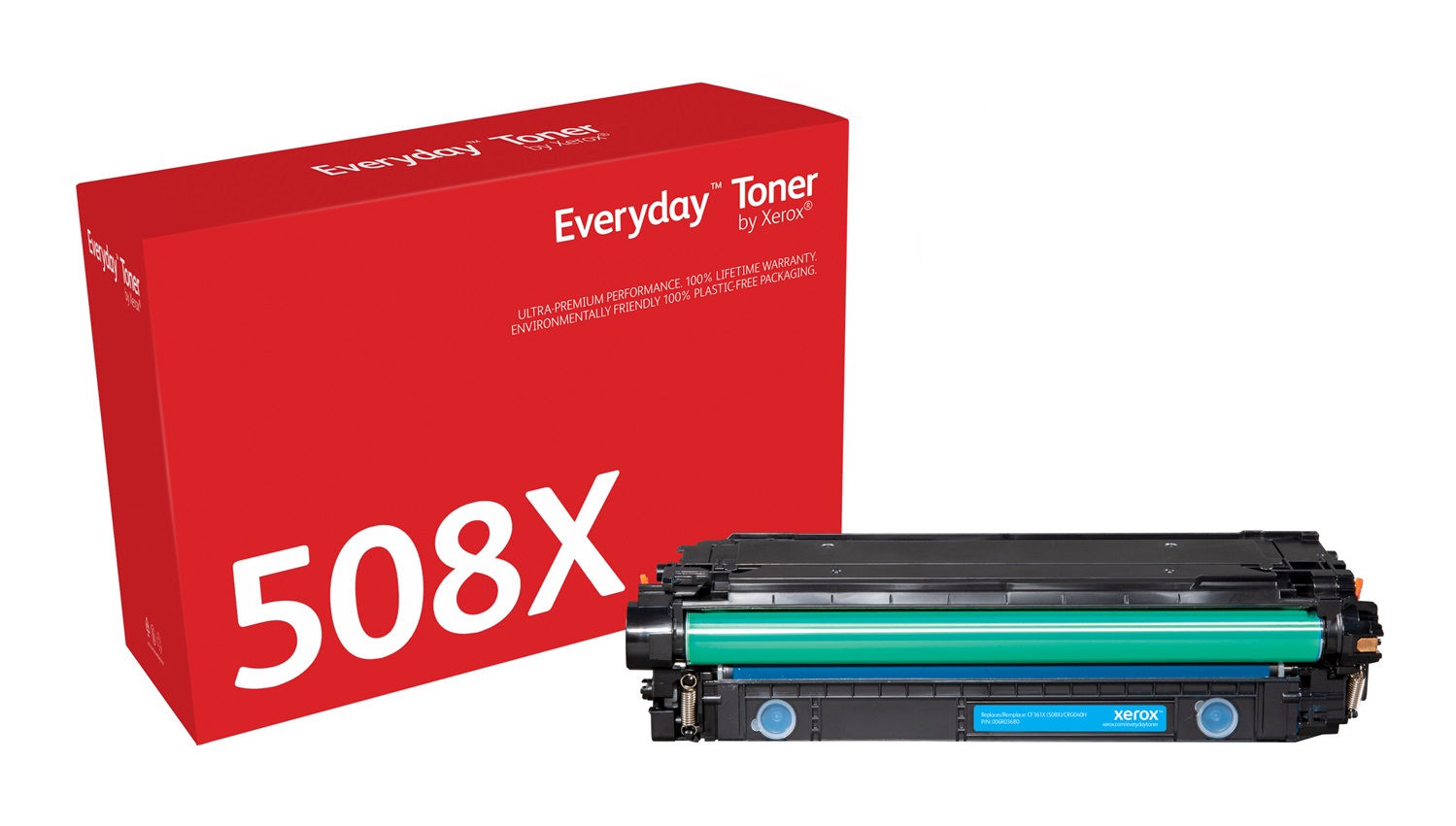 Xerox Everyday Toner Ciano compatibile con HP 508X (CF361X/ CRG-040HC), High capacity, 9500 pagine