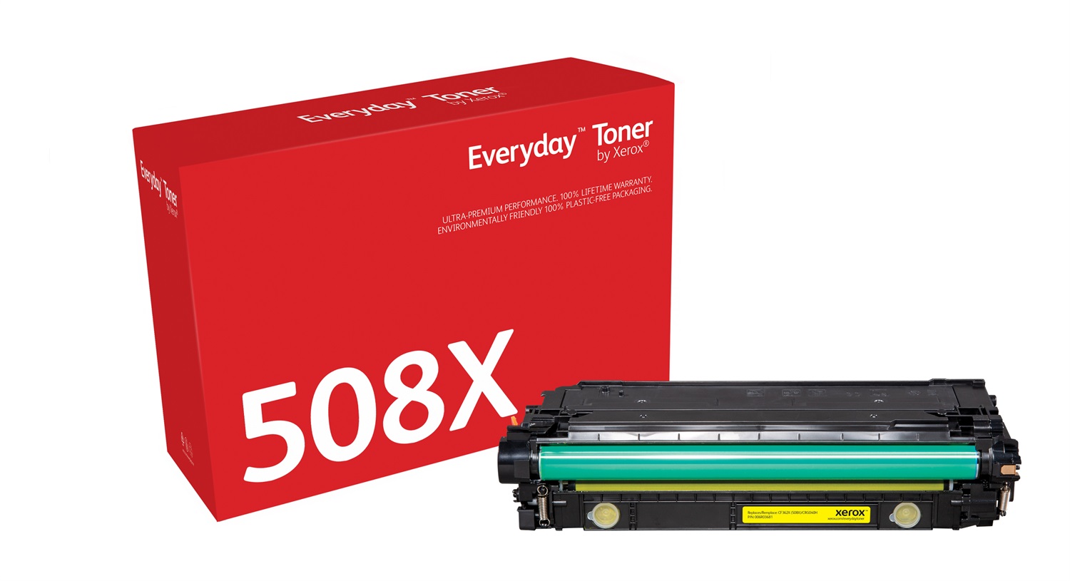 Xerox Everyday Toner Giallo compatibile con HP 508X (CF362X/CRG-040HY), High Capacity, 9500 pagine