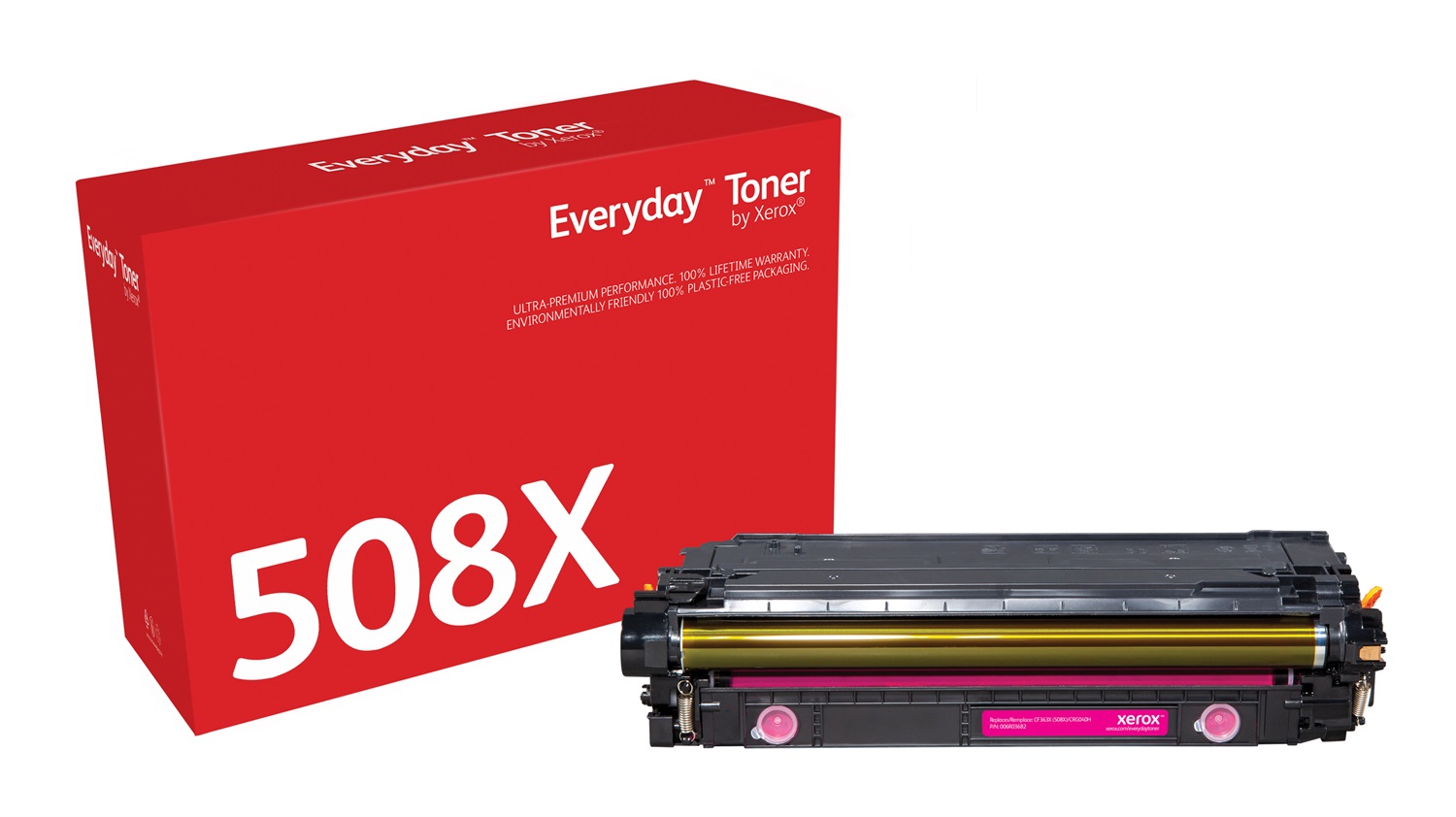 Xerox Everyday Toner Magenta compatibile con HP 508X (CF363X/CRG-040HM), alta capacità, 9500 pagine