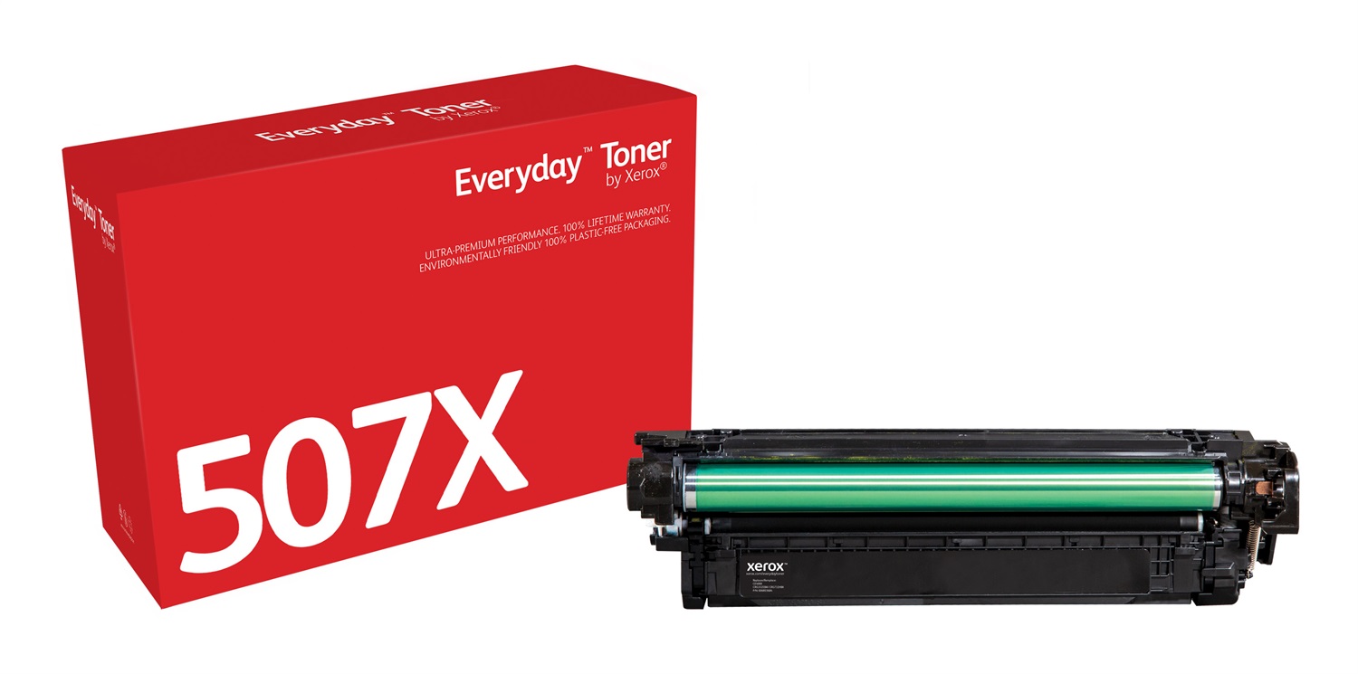 Xerox Everyday Toner Nero compatibile con HP 507X (CE400X), Alta Capacità 11000 Pagine, Codice 006R03684