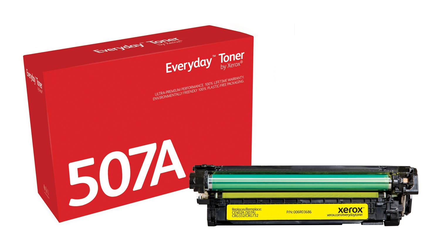 Xerox Everyday Toner Giallo compatibile con HP 507A (CE402A) - Capacità 6000 pagine, Garanzia a vita