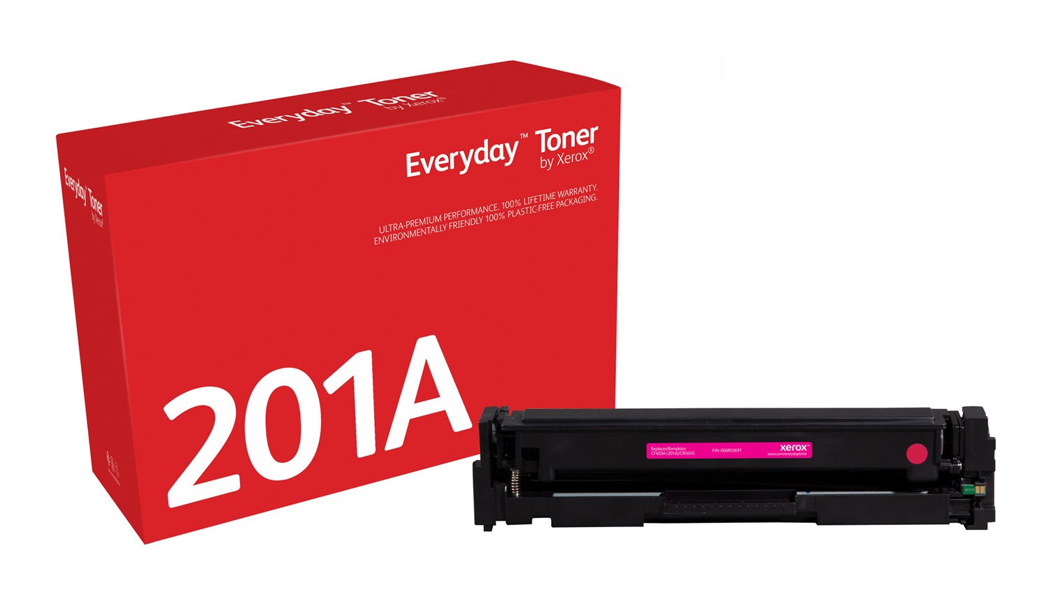 Xerox Everyday Toner Magenta compatibile con HP 201A (CF403A/CRG-045M) - Capacità 1400 pagine, 1 pz