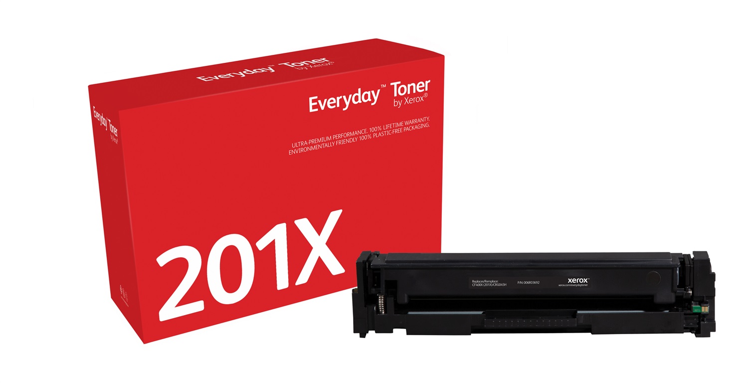 Xerox Everyday Toner Nero compatibile con HP 201X (CF400X/CRG-045HBK) - Alta Capacità 2800 Pagine