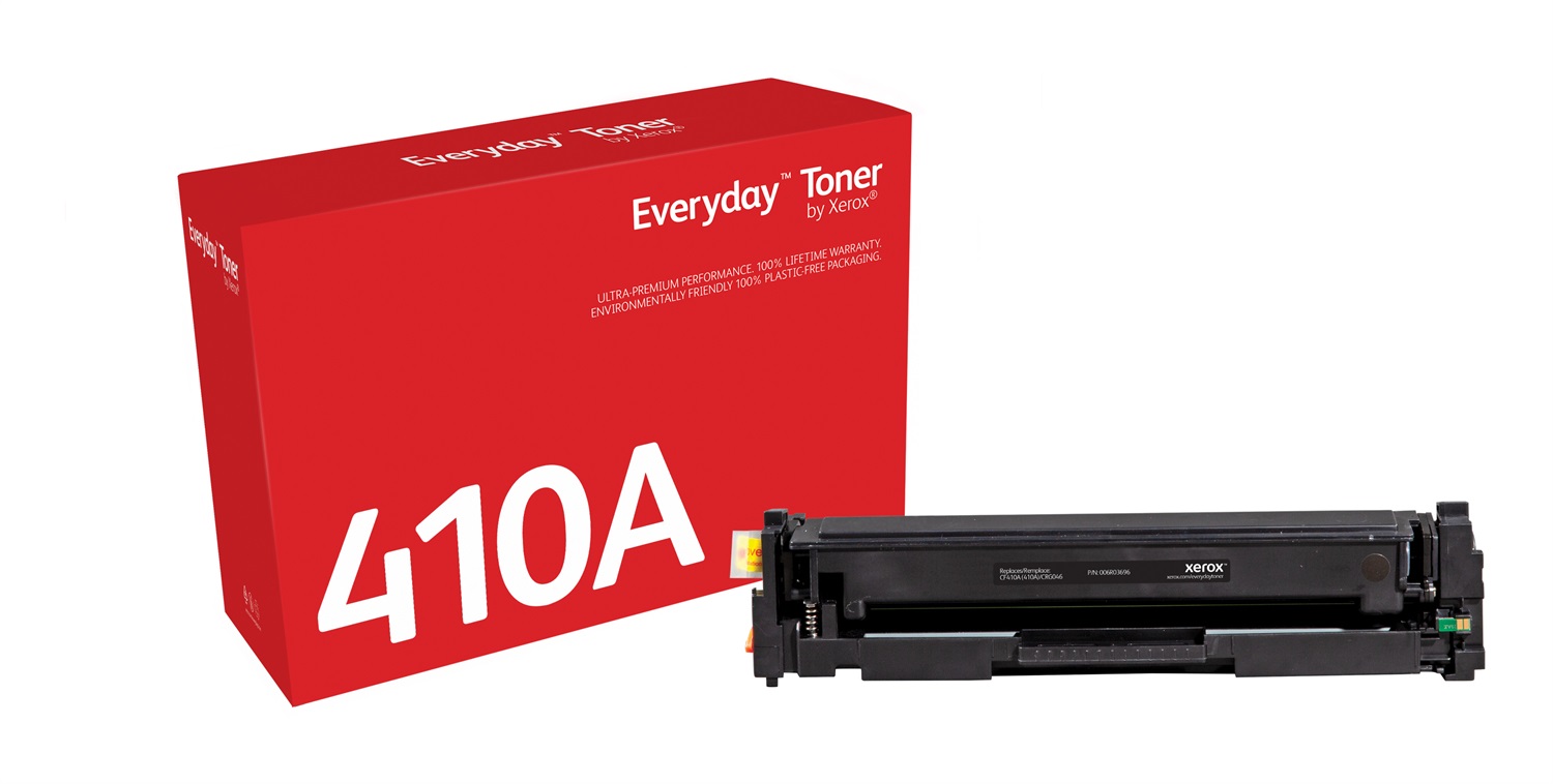 Xerox Everyday Toner Nero compatibile con HP 410A (CF410A) e HP 201A (CRG-046BK), Capacità 2300 pagine, 1 pz