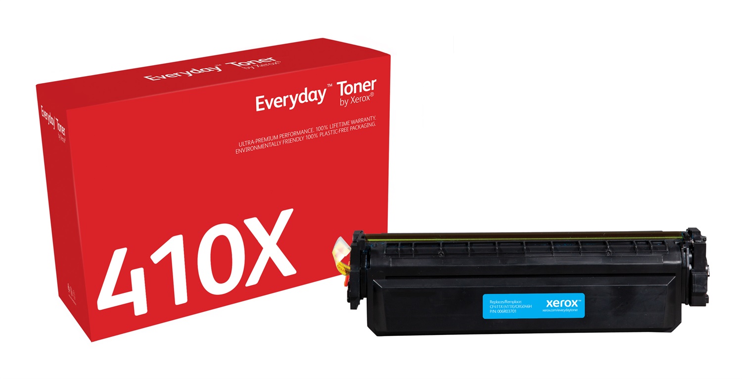 Xerox Everyday Toner ™ Ciano compatibile con HP 410X (CF411X/CRG-046HC), High capacity, 5000 pagine, 1 pz
