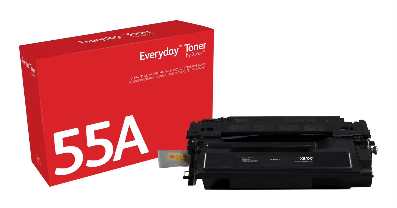 Xerox Everyday Toner Nero Compatibile con HP 55A (CE255A) - Capacità 6000 Pagine