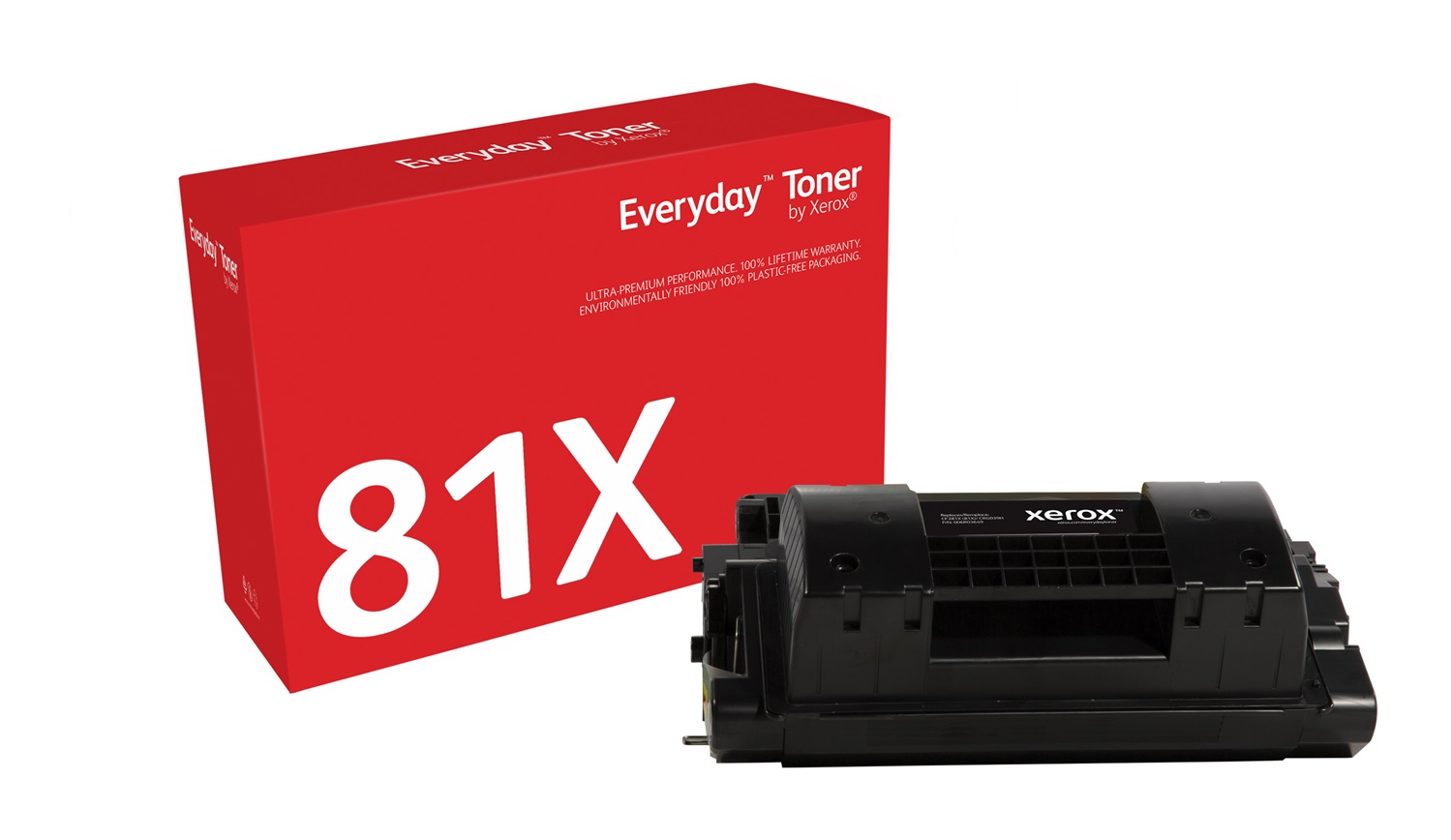 Xerox Everyday Toner Nero compatibile con HP 81X (CF281X/CRG-039H), Capacità 25000 pagine, 1 pz