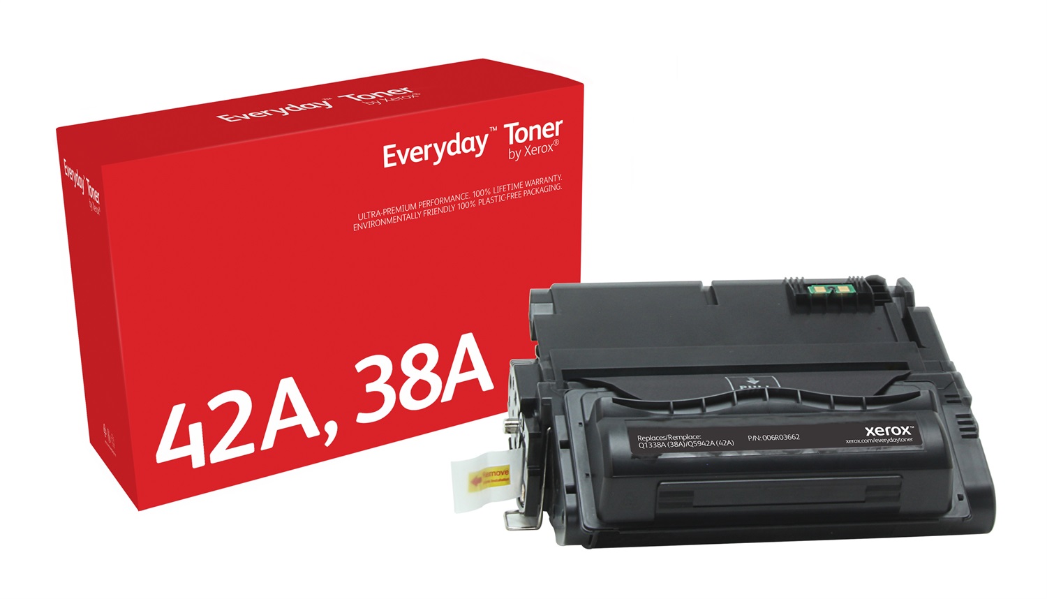 Xerox Everyday Toner ™ Nero compatibile con HP 38A (Q5942A/ Q1338A), Capacità standard, 10000 pagine, 1 pz