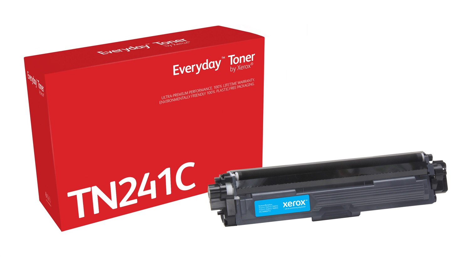 Xerox Everyday Toner ™ Ciano compatibile con Brother TN241C, Capacità 1400 pagine, 1 pz