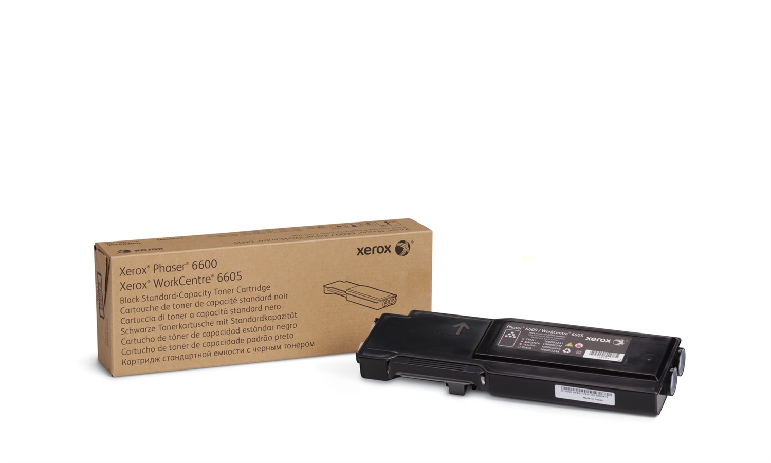 Xerox Cartuccia Toner Nero 106R02248 - Capacità Standard 3000 Pagine per Phaser 6600 e WorkCentre 6605