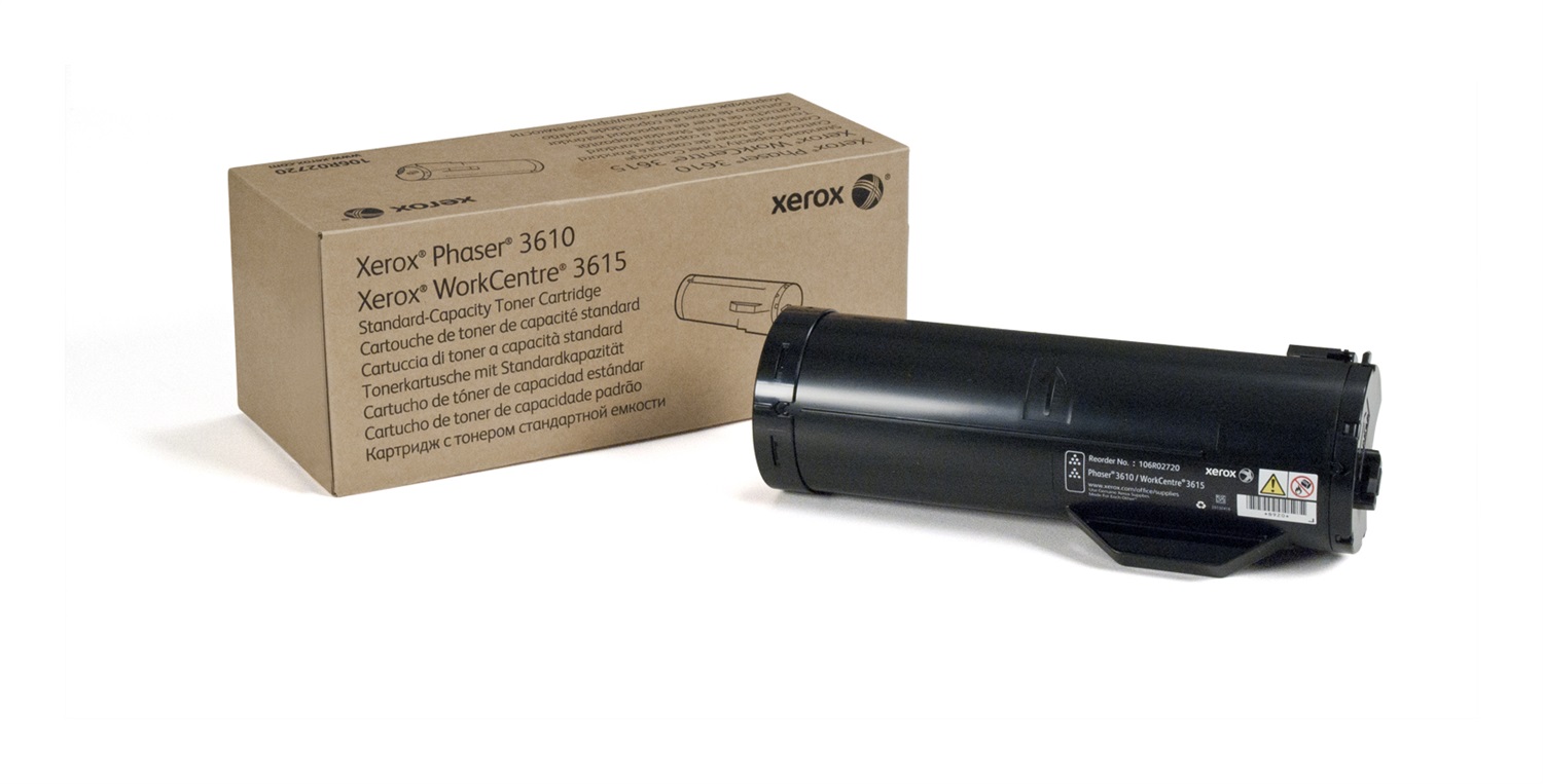 Xerox Cartuccia Toner Nero 106R02720 - Capacità Standard 5900 Pagine per Phaser 3610 e WorkCentre 3615