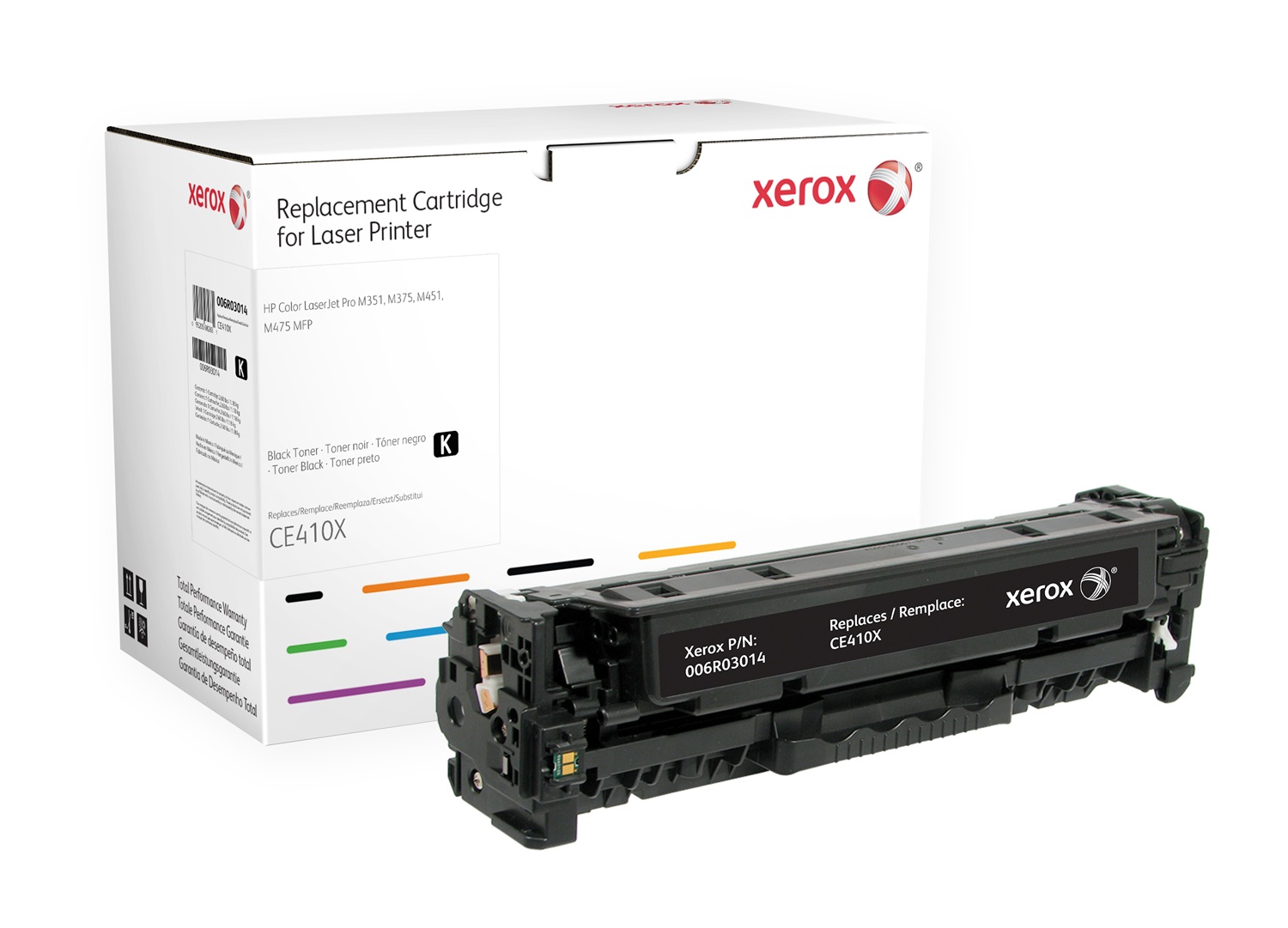 Xerox Toner Nero CE410X Compatibile per HP Colour LaserJet M351A, M375MFP, M451, M475 MFP - Codice 006R03014