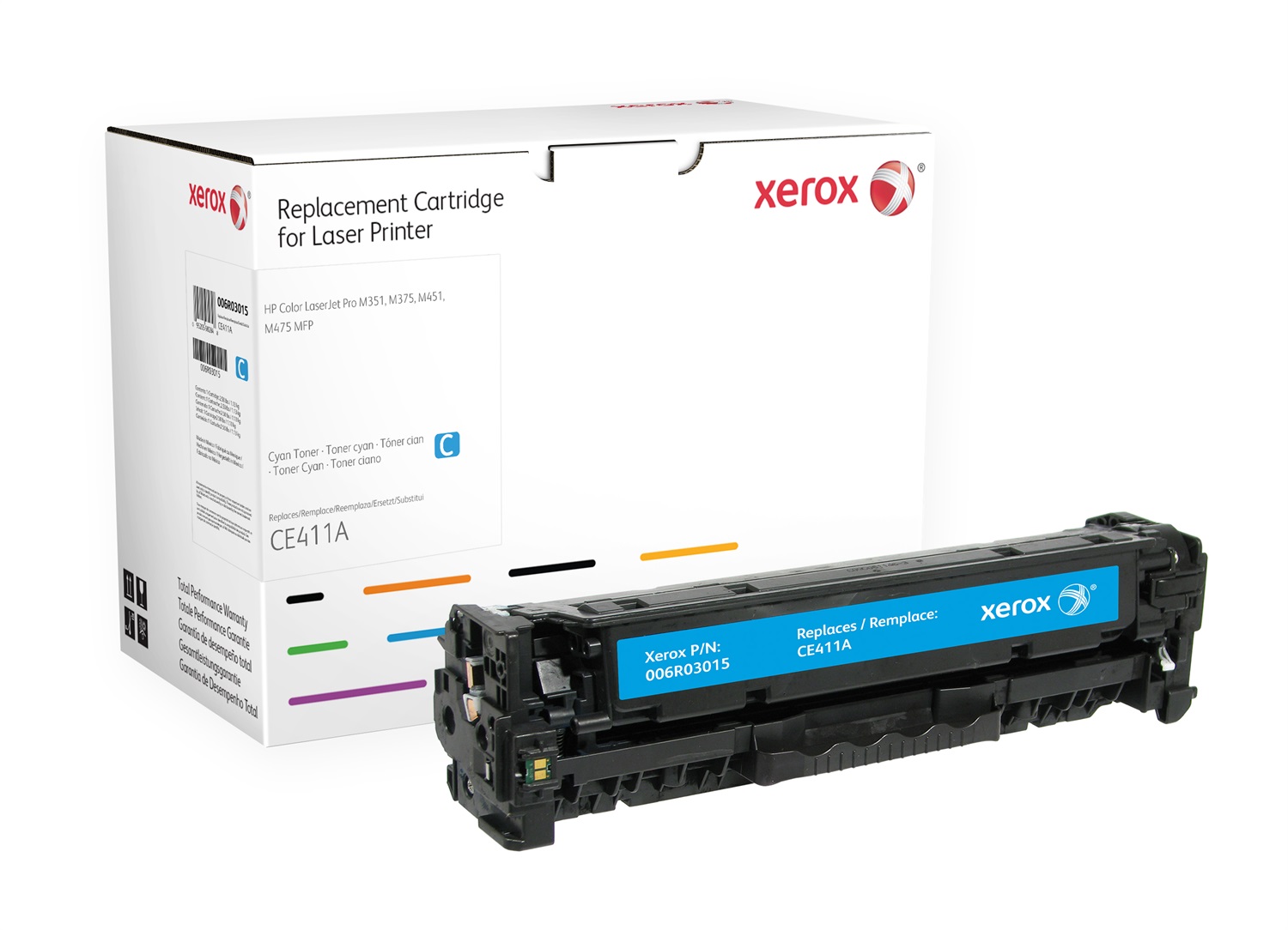 Xerox Toner Ciano 006R03015 Compatibile HP CE411A - 2600 Pagine per M351, M375MFP, M451, M475 MFP