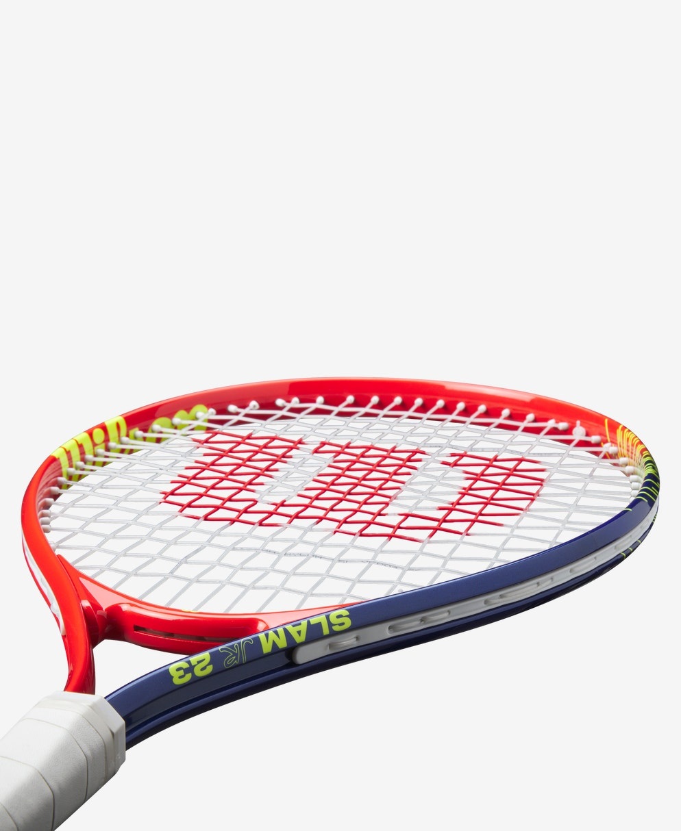 Wilson Slam Jr 23 - Racchetta da Tennis Leggera e Resistente per Bambini, Colore Blu, Taglia 23