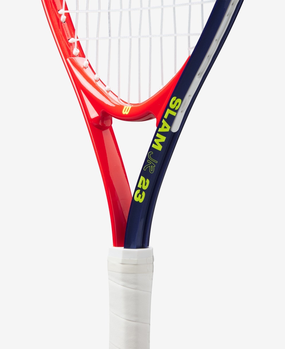 Wilson Slam Jr 23 - Racchetta da Tennis Leggera e Resistente per Bambini, Colore Blu, Taglia 23