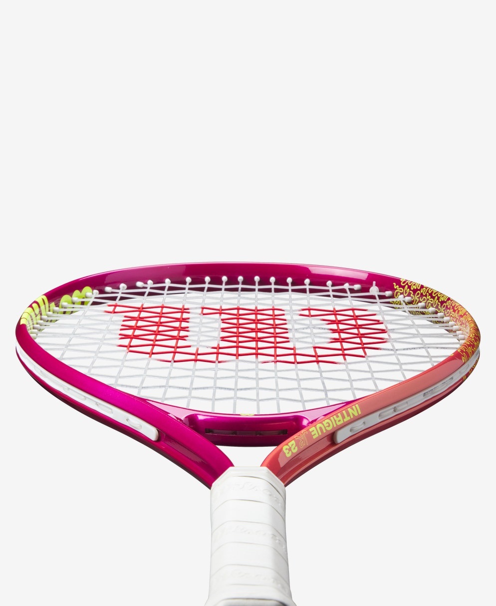 Wilson Intrigue Jr 23 Racchetta da Tennis Junior - Colore Marrone/Rosa, Misura 23, Telaio Leggero e Corde Delicate