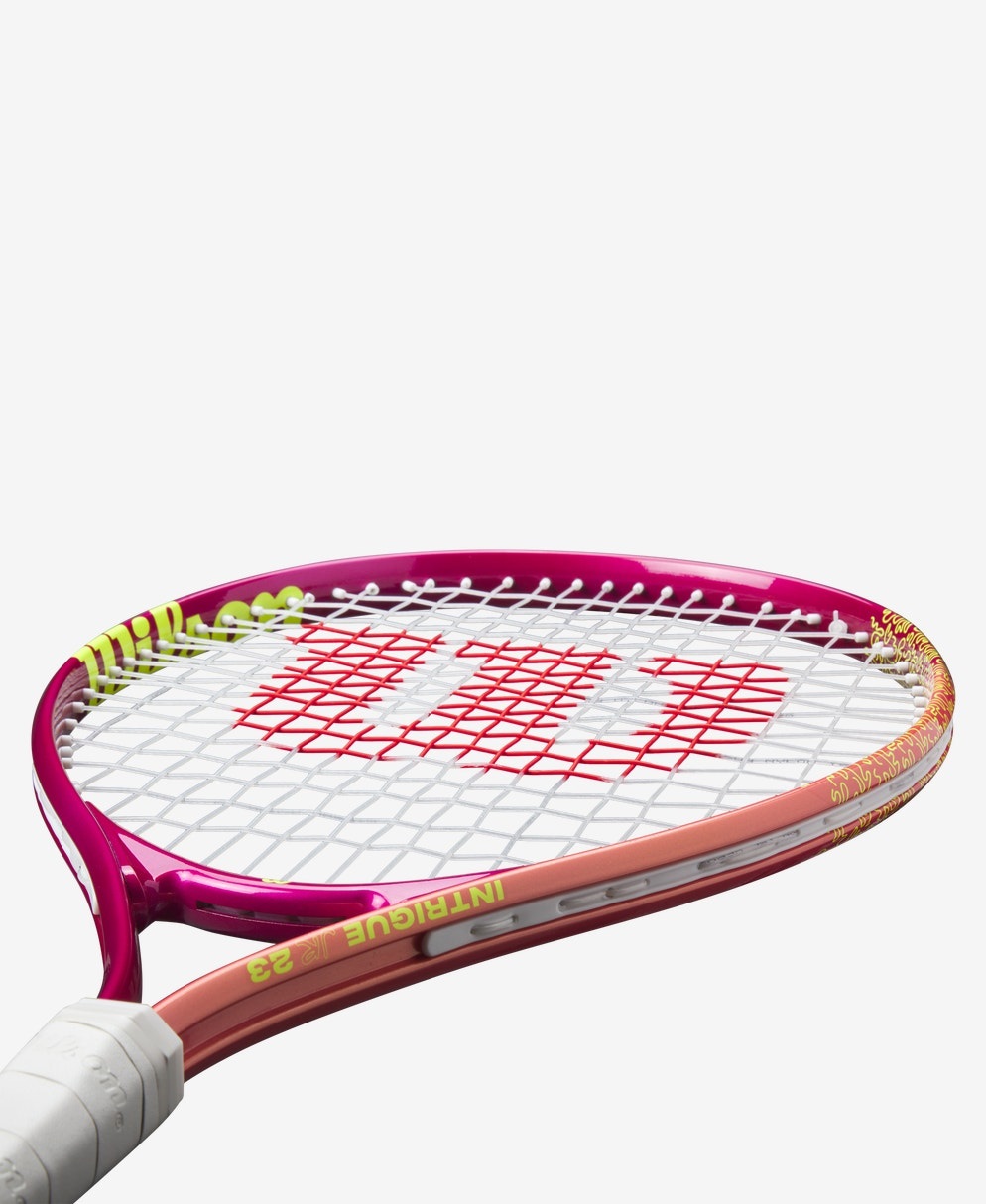 Wilson Intrigue Jr 23 Racchetta da Tennis Junior - Colore Marrone/Rosa, Misura 23, Telaio Leggero e Corde Delicate