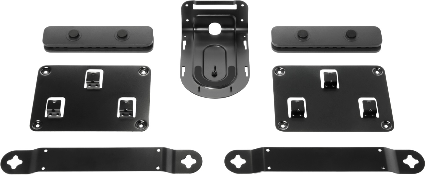 Logitech Rally Mounting Kit - Montaggio a muro Nero per Rally e Rally Plus, Peso 10,9 kg