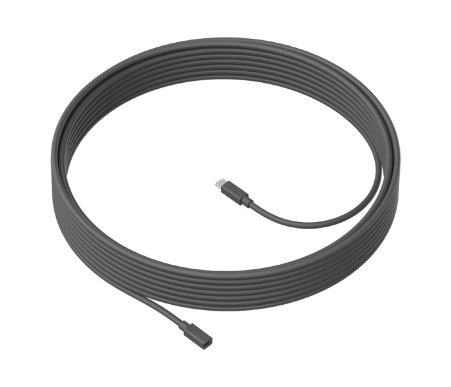 Logitech MeetUp Mic Extension Cable - Grafite, 10 m, Compatibile con MeetUp, Spessore cavo 4,2 mm