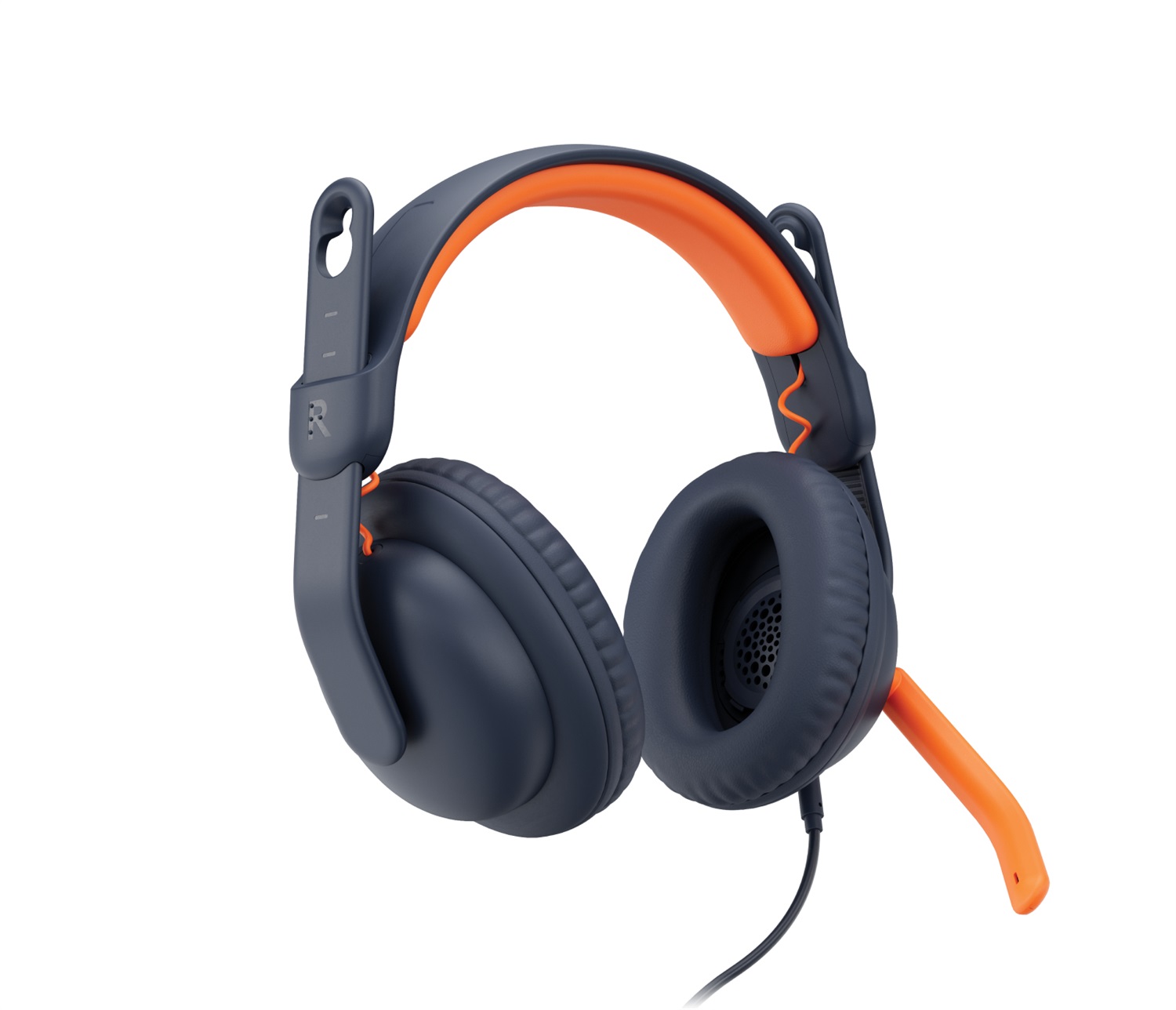 Logitech 981-001389 Cuffia e Auricolare Cablato a Padiglione per Studio - Blu e Arancione, 192 g
