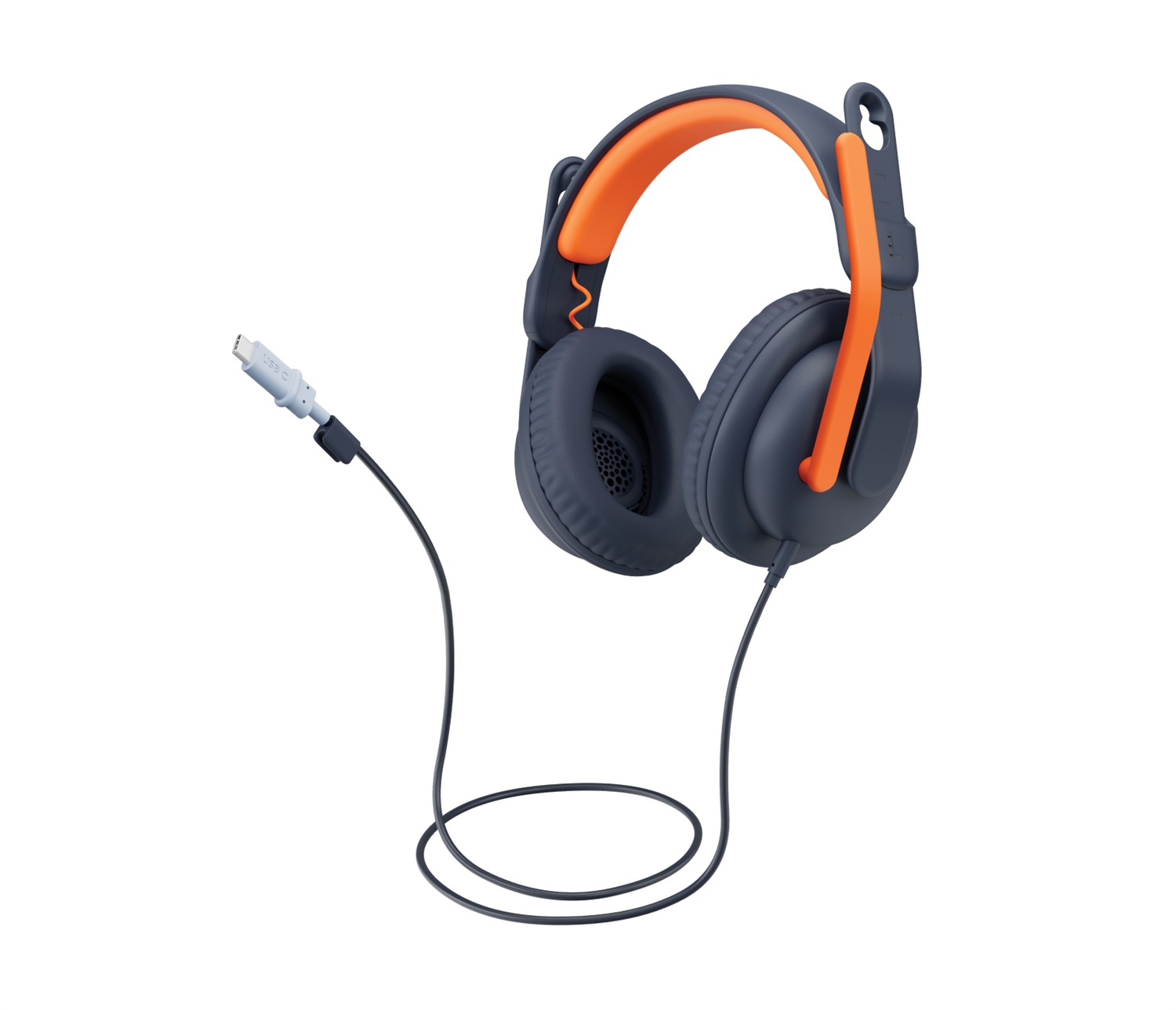 Logitech 981-001389 Cuffia e Auricolare Cablato a Padiglione per Studio - Blu e Arancione, 192 g