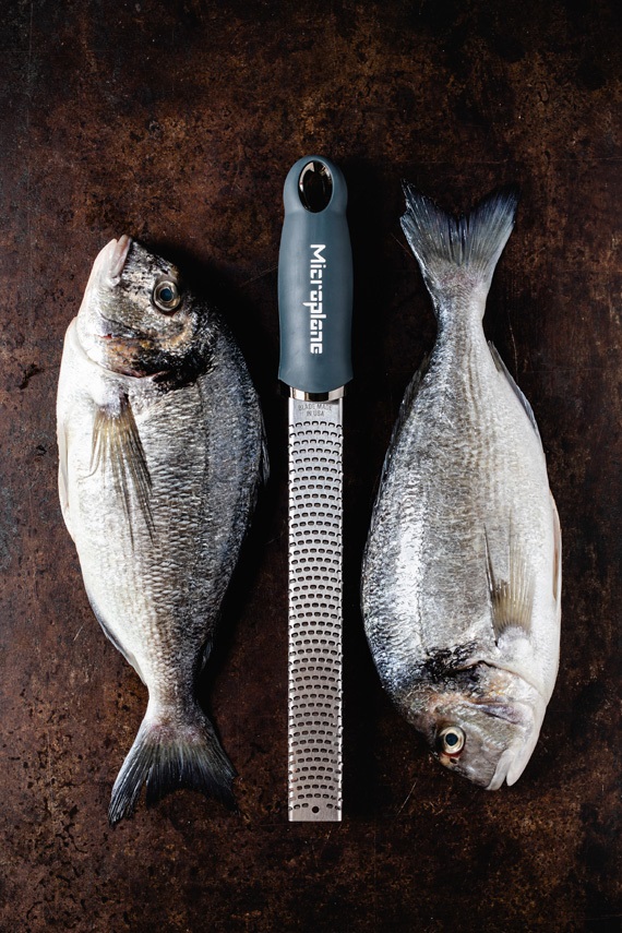 Microplane Grattugia Zester Premium Grigio Antracite in Acciaio Inossidabile - Ideale per Agrumi, Formaggio a Pasta Dura, Zenzero, Cioccolato e Noce Moscata con Lama Fine e Cover Protettiva