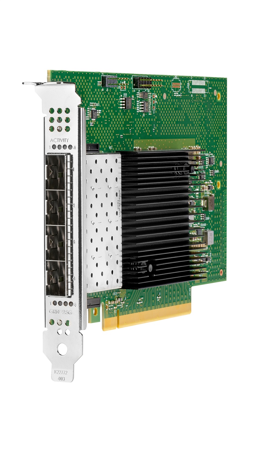 Hewlett Packard Enterprise Intel E810-XXVDA4 Scheda di rete Ethernet 10/25Gb 4-port SFP28 Interno Cablato PCI Express 25000 Mbit/s