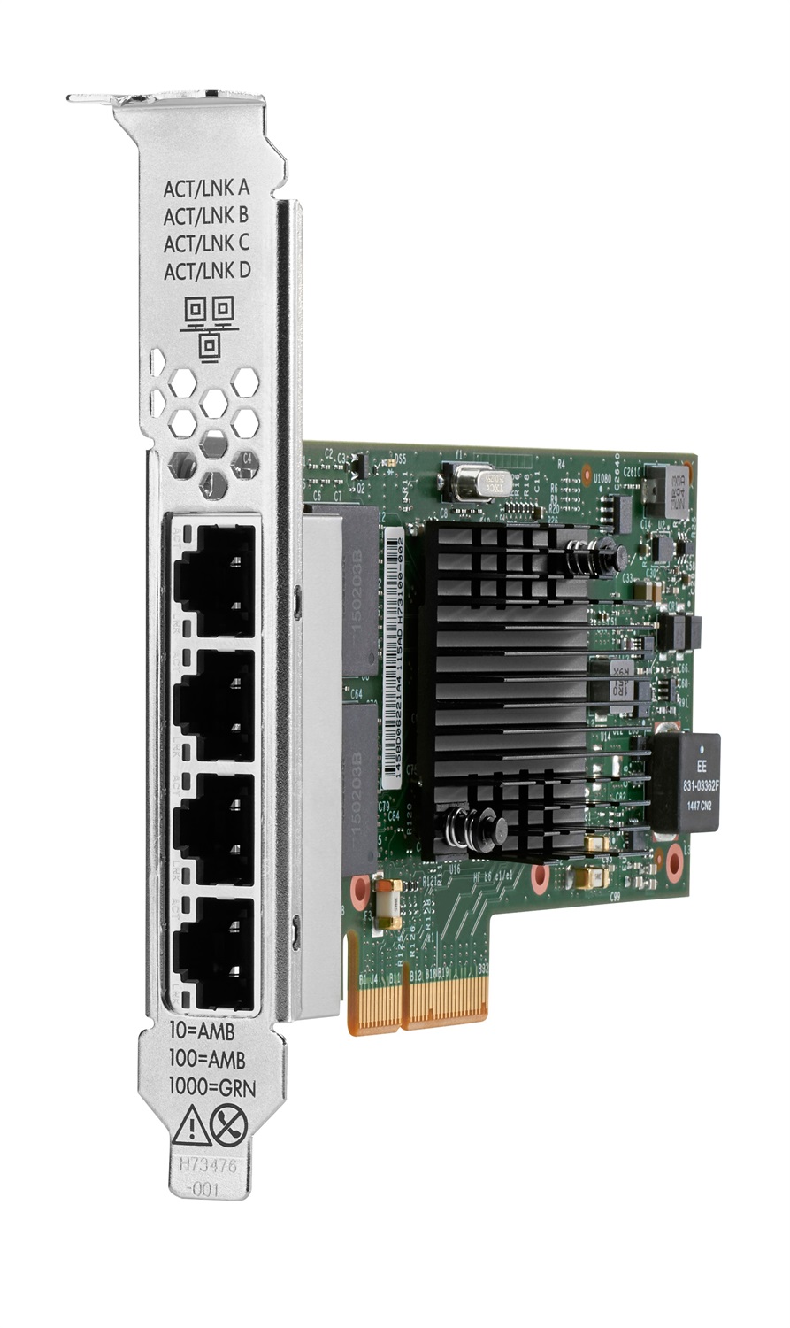 HPE P51178-B21 Scheda di Rete e Adattatore Interno Ethernet 1000 Mbit/s, PCI Express, 4 Porte