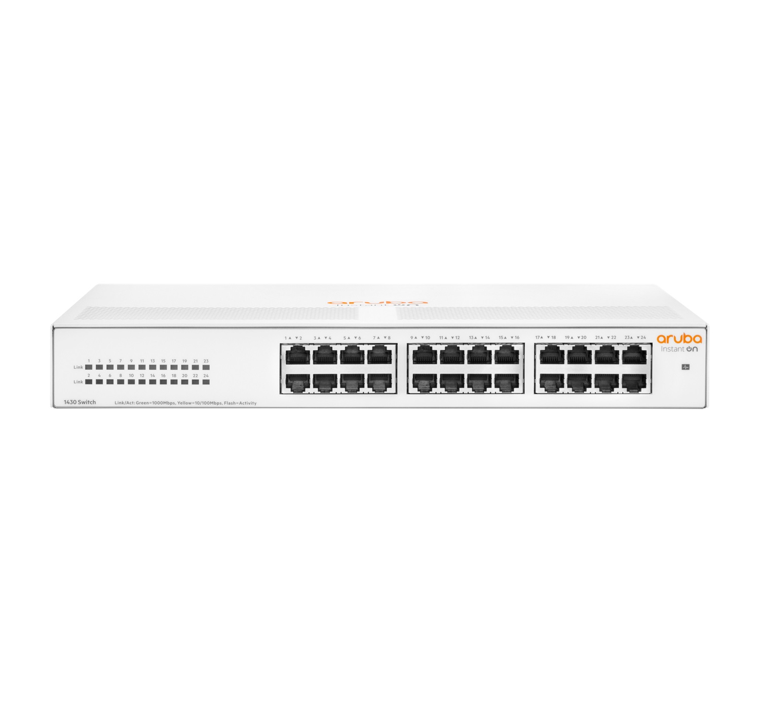 HPE Aruba Networking Aruba Instant On 1430 24G Non gestito L2 Gigabit Ethernet (10/100/1000) 1U Bianco - Switch Plug and Play per Piccole Imprese
