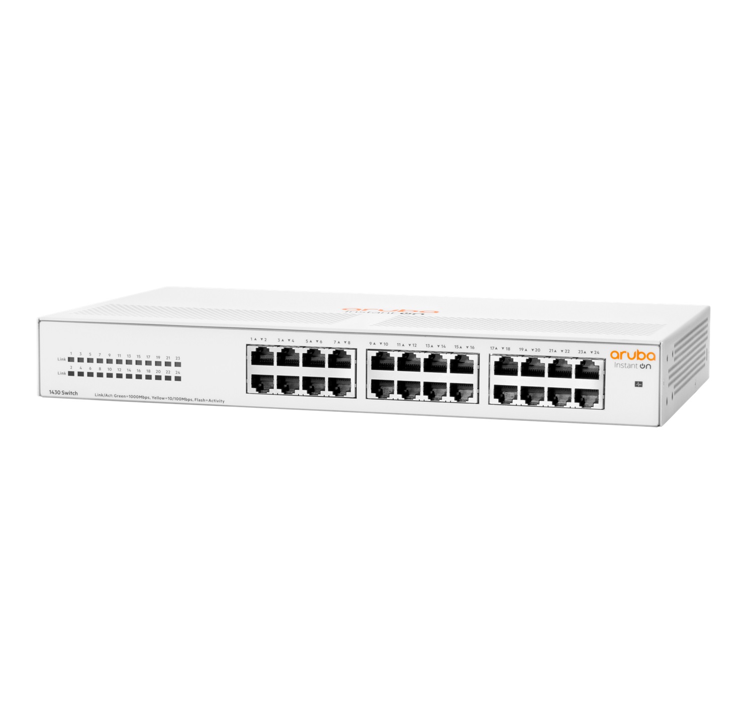 HPE Aruba Networking Aruba Instant On 1430 24G Non gestito L2 Gigabit Ethernet (10/100/1000) 1U Bianco - Switch Plug and Play per Piccole Imprese