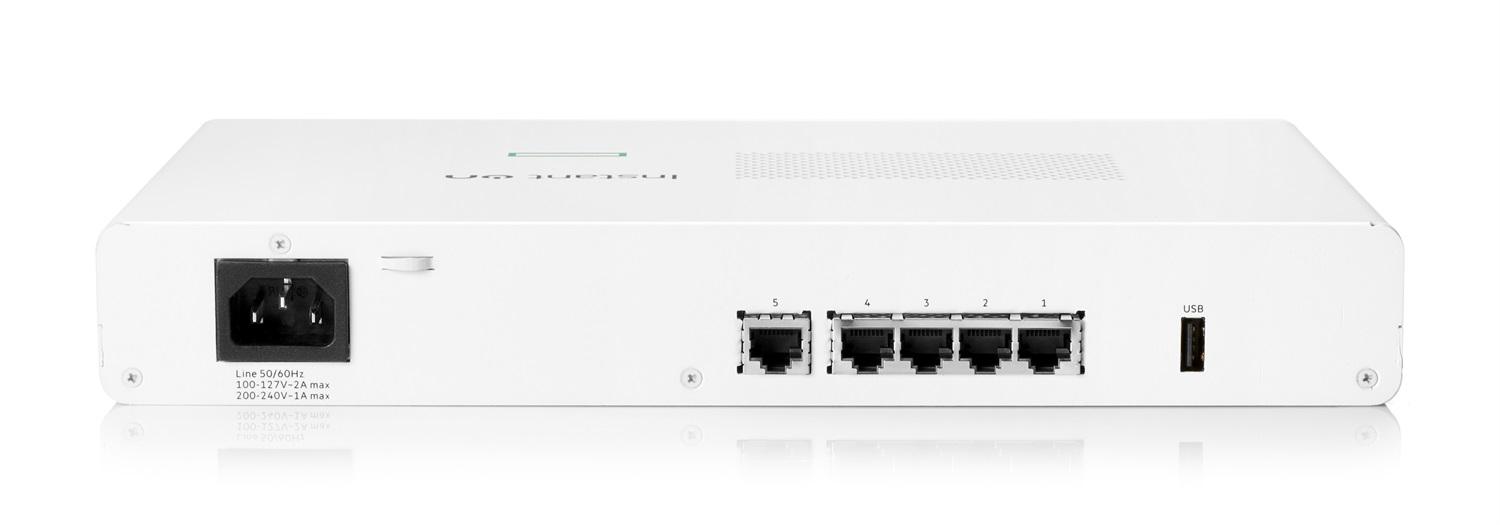 HPE Networking Instant On Secure SG2505P Gateway/Controller 5-Port 2.5G PoE 64W con Sicurezza di Livello Enterprise
