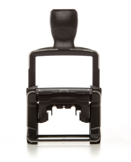 Trodat Professional 5206 Timbro Autoinchiostrante Personalizzabile 56x33 mm in Acciaio Inox - 8 Righe - Colore Nero