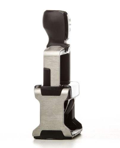 Trodat Professional 5206 Timbro Autoinchiostrante Personalizzabile 56x33 mm in Acciaio Inox - 8 Righe - Colore Nero