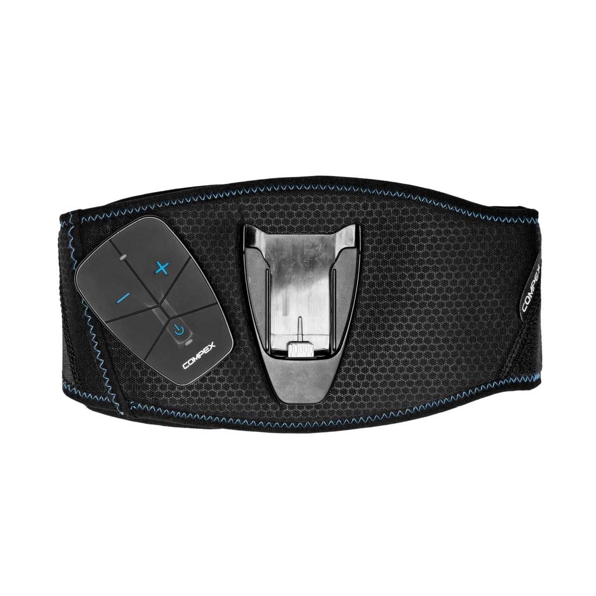 Compex Corebelt 5.0 - Elettrostimolatore Unisex Adulto Nero, S/M e L/XL, per Tonificazione Addominali e Rinforzo Schiena, Gestito da App