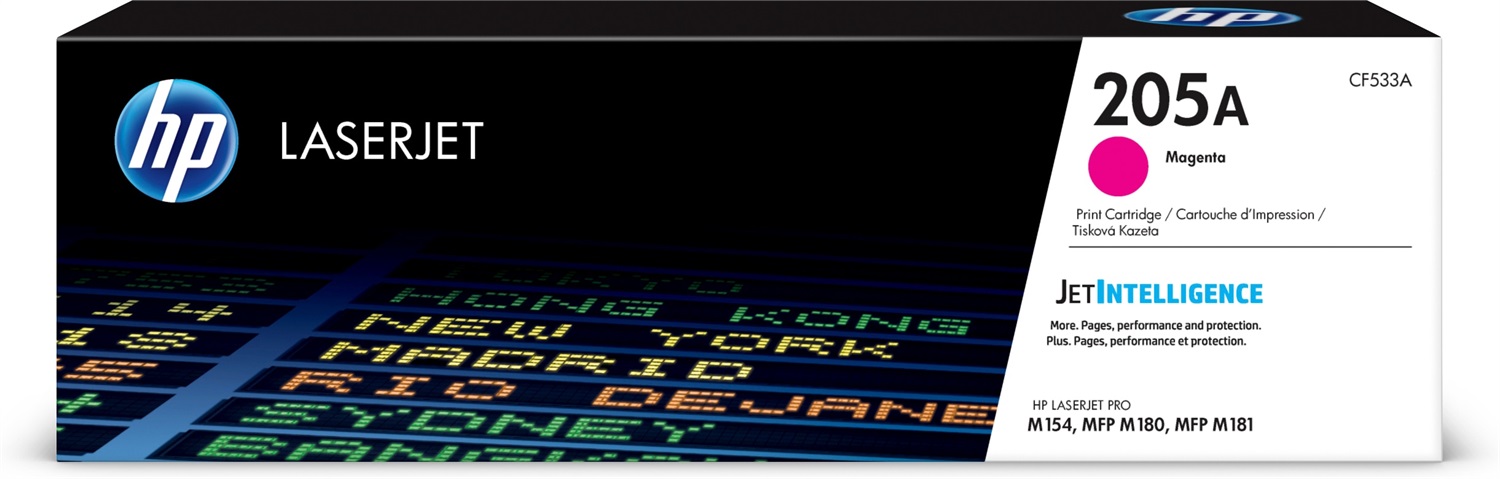 HP Cartuccia Toner Magenta Originale CF533A 205A - 900 Pagine - Compatibile con HP Color LaserJet Pro MFP M180n/M181fw