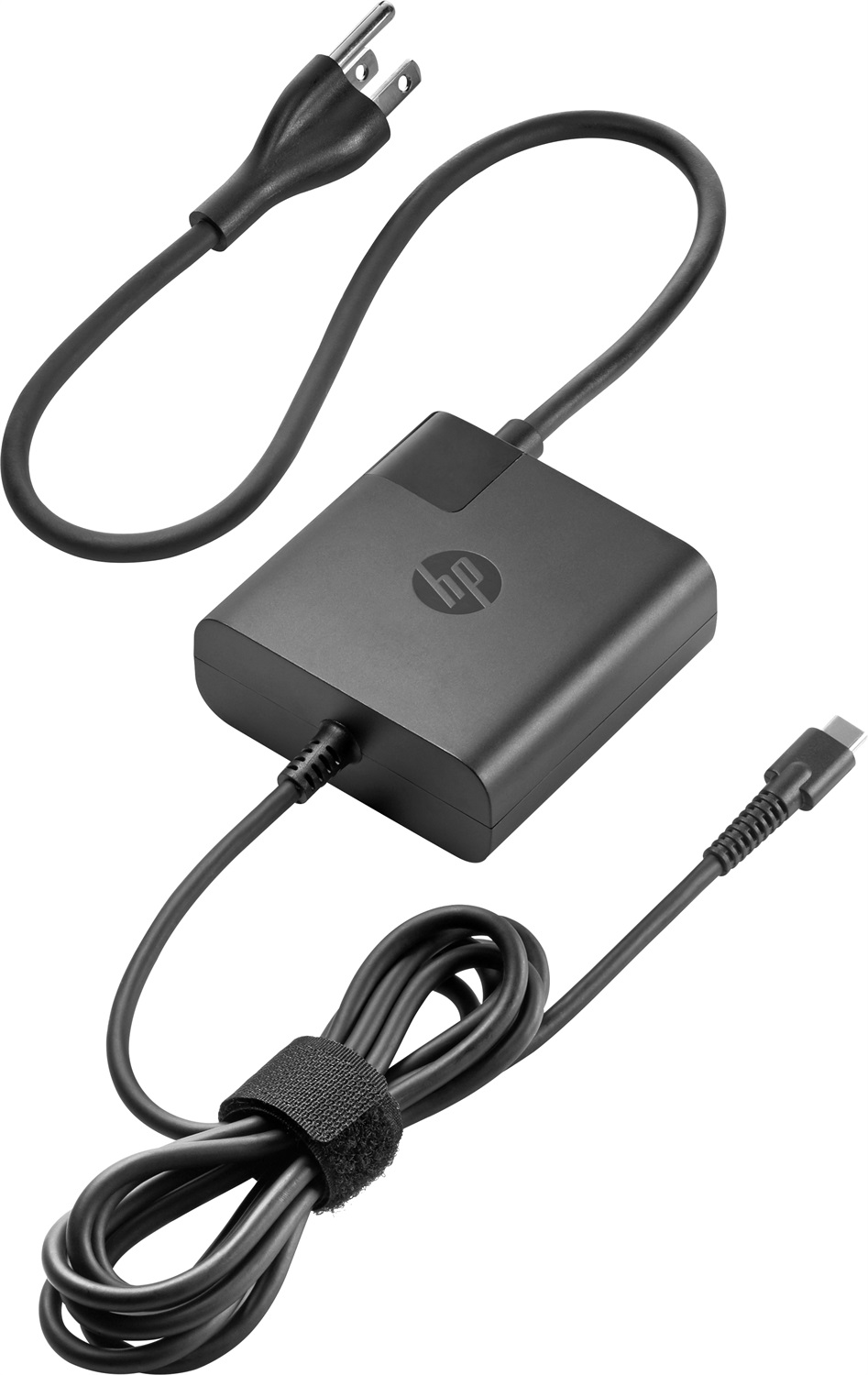 HP Adattatore di Alimentazione USB-C 65W - Compatibile con Notebook HP Pro, Elite ed EliteBook, Nero